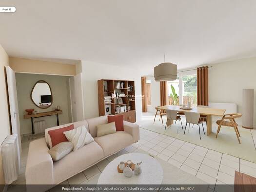 Appartement à vendre 180 000 € 3 pièces 2 chambres 64 m² Étage 1/2 Le Touvet 38660