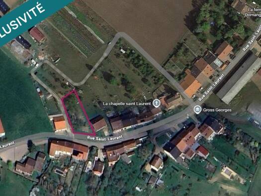 Terrain constructible à vendre 80 000 € 640 m² de terrain Pange 57530