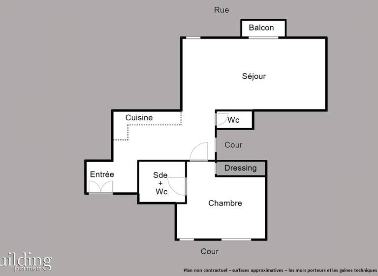 Appartement à vendre 765 000 € 3 pièces 1<br/>chambre 70 m²<br/>superficie 6/8<br/>étage Champerret-Berthier Paris 17ème 75017