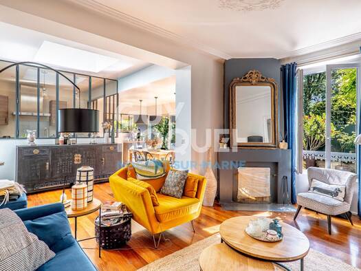 Maison à vendre 895 000 € 6 pièces 3 chambres 110 m² 192 m² de terrain Nogent-sur-Marne 94130