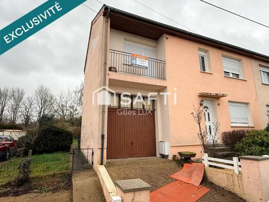 Maison à vendre 135 000 € 5 pièces 4 chambres 84 m² 522 m² de terrain Crusem-Cité Emile Huchet Saint-Avold 57500