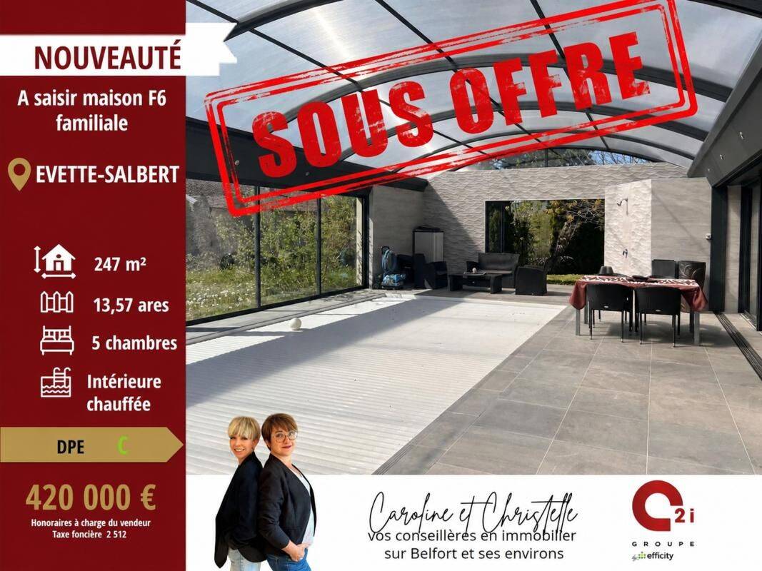 Maison 7 pièces 247 m² · à Évette-Salbert · 247 m² · 420 000 €