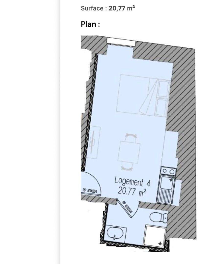 Appartement 1 pièce 21 m² · à Sarzeau · 20,8 m² · 135 000 €