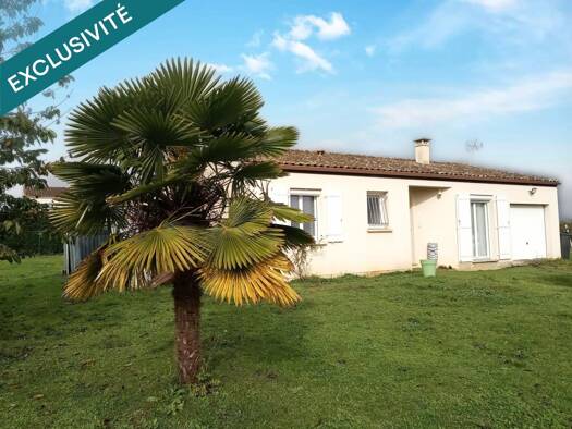 Maison à vendre 219 000 € 3 pièces 2 chambres 84 m² 1 050 m² de terrain Saint-André-de-Lidon 17260