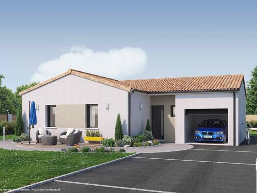 Terrain avec maison neuve à vendre 211 630 € 3 pièces 2 chambres 74 m² 430 m² de terrain Gond Dax 40100