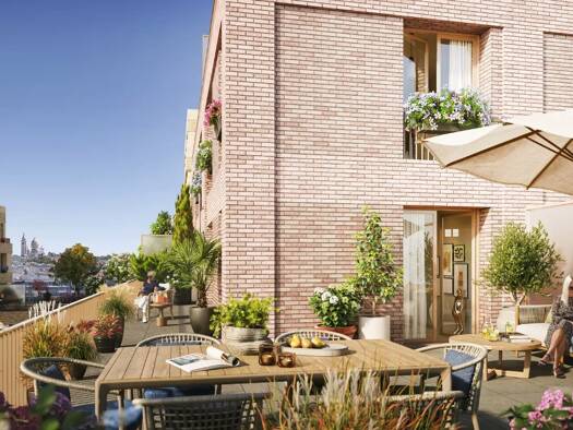 Appartement à vendre - neuf 488 000 € 5 pièces 4 chambres 106,6 m² Étage 7/7 Rosiers-Les Puces Saint-Ouen-sur-Seine 93400