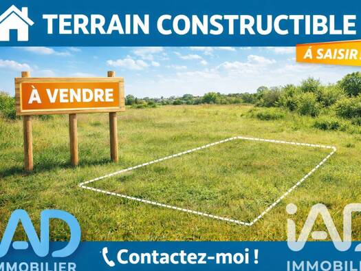 Terrain à vendre 51 375 € 1 075 m² de terrain Le Molay-Littry 14330