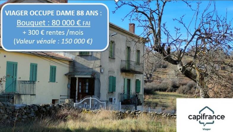 Appartement en viager occupé Bouquet 80 000 € 3 pièces 2 chambres 65 m² Étage 1/3 Calacuccia 20224