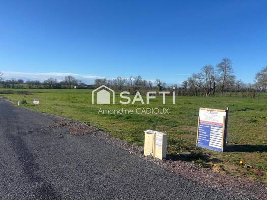 Terrain constructible viabilisé à vendre 65 555 € 947 m² de terrain Cardonville 14230