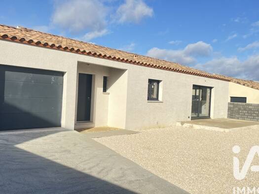 Maison de plain-pied à vendre 257 000 € 4 pièces 3 chambres 110 m² 656 m² de terrain Saint-André-de-Roquelongue 11200