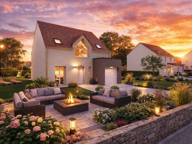 Terrain avec maison neuve à vendre 232 863 € 5 pièces 3 chambres 91,9 m² 1 050 m² de terrain Coyolles 02600