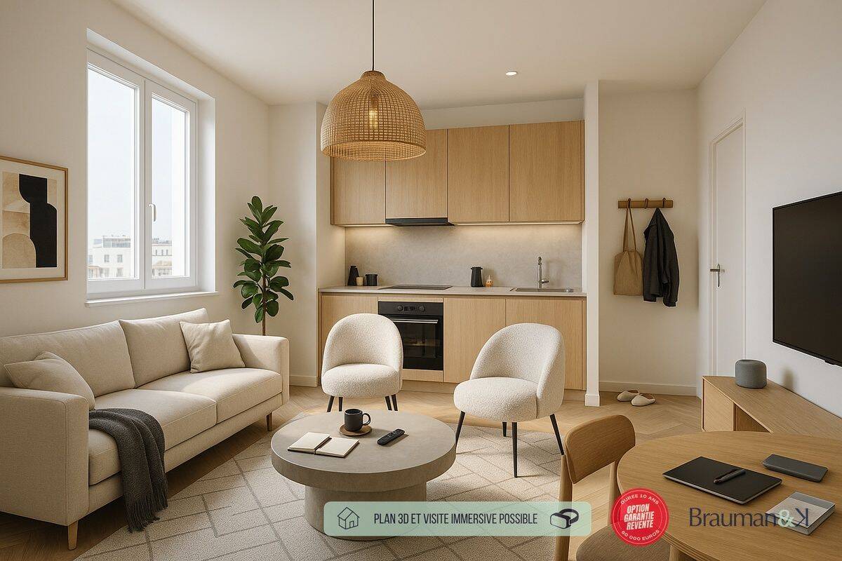 Appartement 1 pièce 18 m² · à Caen · 18 m² · 125 500 €