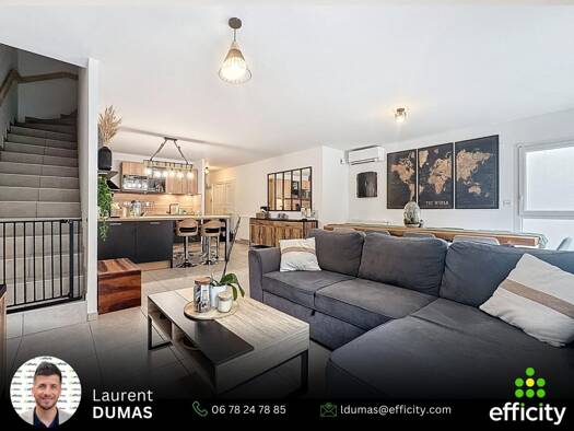 Maison de ville à vendre 399 900 € 5 pièces 4 chambres 107 m² 216 m² de terrain Sérézin-du-Rhône 69360