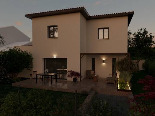 Terrain avec maison neuve à vendre 389 000 € 4 pièces 3 chambres 80 m² 441 m² de terrain Baillargues 34670