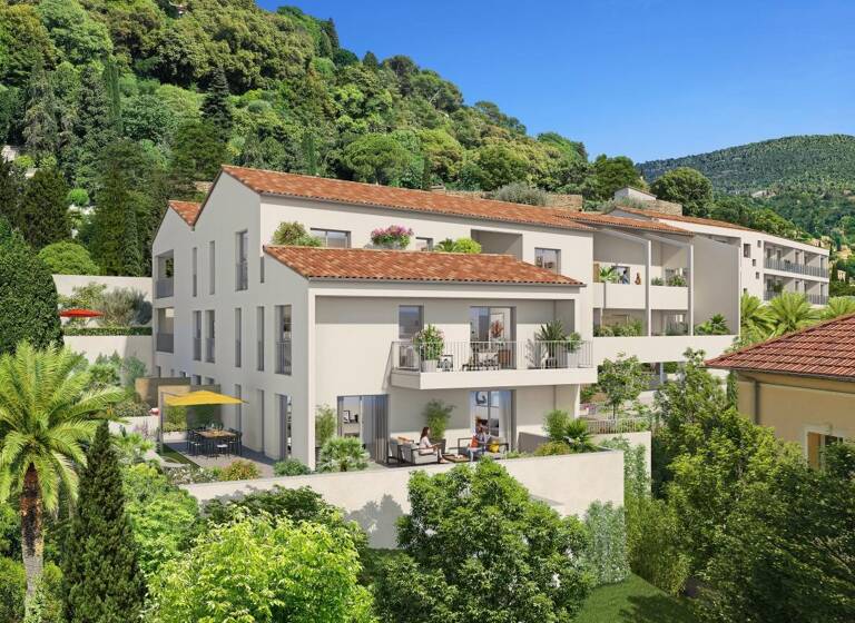 Appartement à vendre 270 000 € 3 pièces 2<br/>chambres 67 m²<br/>superficie 1/3<br/>étage Roquevignon-La Marbriere Grasse 06130