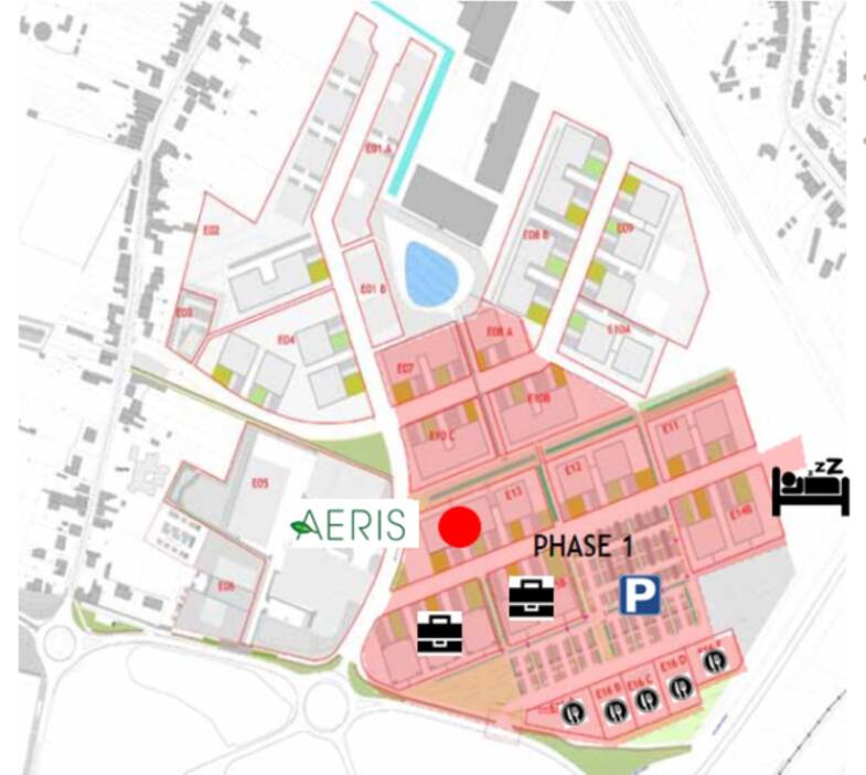 Espace bureau à vendre 233 750 € 115 m² de bureaux divisible de 115 m² à 115 m² Sin le Noble 59450