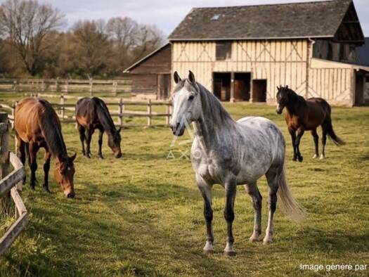 Ferme équestre à vendre 499 800 € 130 m² 80 000 m² de terrain Centre Ville Est Lisieux 14100