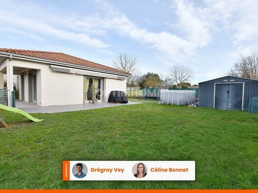 Maison de plain-pied à vendre 258 000 € 5 pièces 3 chambres 104 m² 500 m² de terrain Lezoux 63190