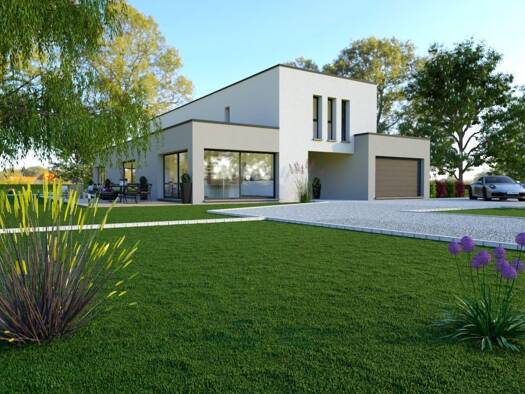 Terrain avec maison neuve à vendre 370 000 € 6 pièces 4 chambres 130 m² 460 m² de terrain Breuil-le-Vert 60600