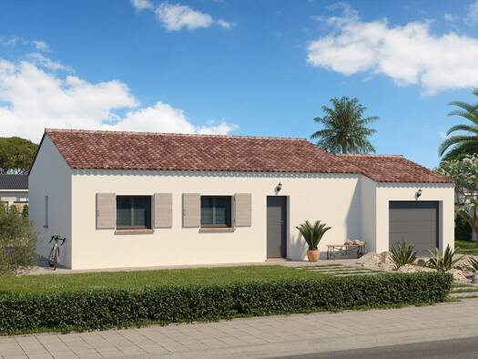 Terrain avec maison neuve à vendre 256 500 € 4 pièces 3 chambres 81 m² 553 m² de terrain La Garnache 85710