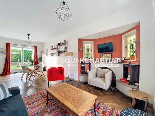 Maison à vendre 370 000 € 5 pièces 4 chambres 130 m² 310 m² de terrain Cinq Bonniers Faches-Thumesnil 59155