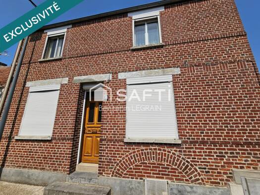 Maison à vendre 73 000 € 5 pièces 3 chambres 95 m² 277 m² de terrain Villers-en-Cauchies 59188