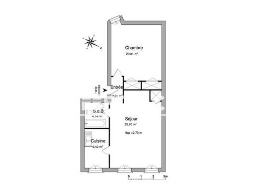 Appartement à louer 490 € 2 pièces 1 chambre 59,1 m² 2ème étage Quintin 22800