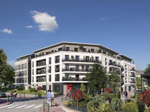 Appartement à vendre - neuf 340 000 € 3 pièces 2 chambres 63,5 m² RDC Centre Les Clayes-sous-Bois 78340