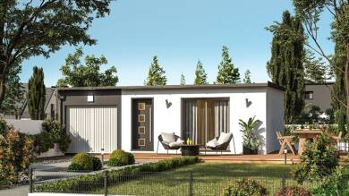 Maison de plain-pied à vendre 254 700 € 3 pièces 2 chambres 55 m² 240 m² de terrain Kervaric-Kerichant-Lanveur Lorient 56100