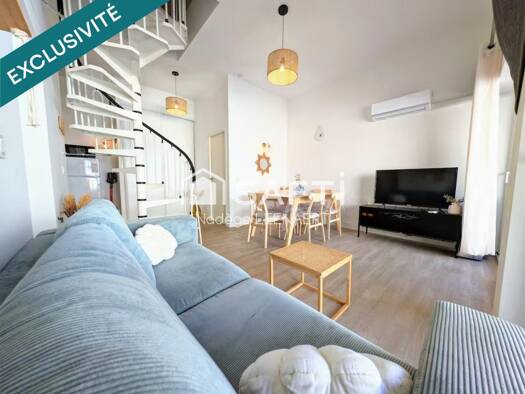 Duplex à vendre 269 000 € 3 pièces 2 chambres 60 m² Étage 3/3 Le Cap d'Agde Agde 34300