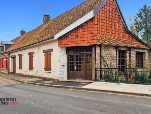 Maison de plain-pied à vendre 98 000 € 4 pièces 2 chambres 106 m² 300 m² de terrain Auchy-lès-Hesdin 62770
