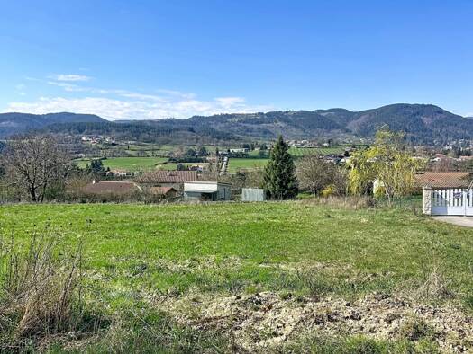 Terrain constructible à vendre 88 000 € 1 250 m² de terrain Beauzac 43590