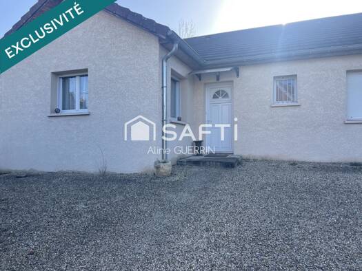 Maison de plain-pied à vendre 232 000 € 5 pièces 4 chambres 132 m² 1 009 m² de terrain Tassenières 39120