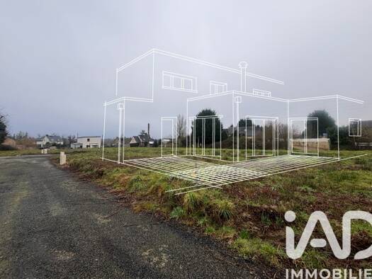 Terrain constructible viabilisé à vendre 104 000 € 941 m² de terrain Tinténiac 35190