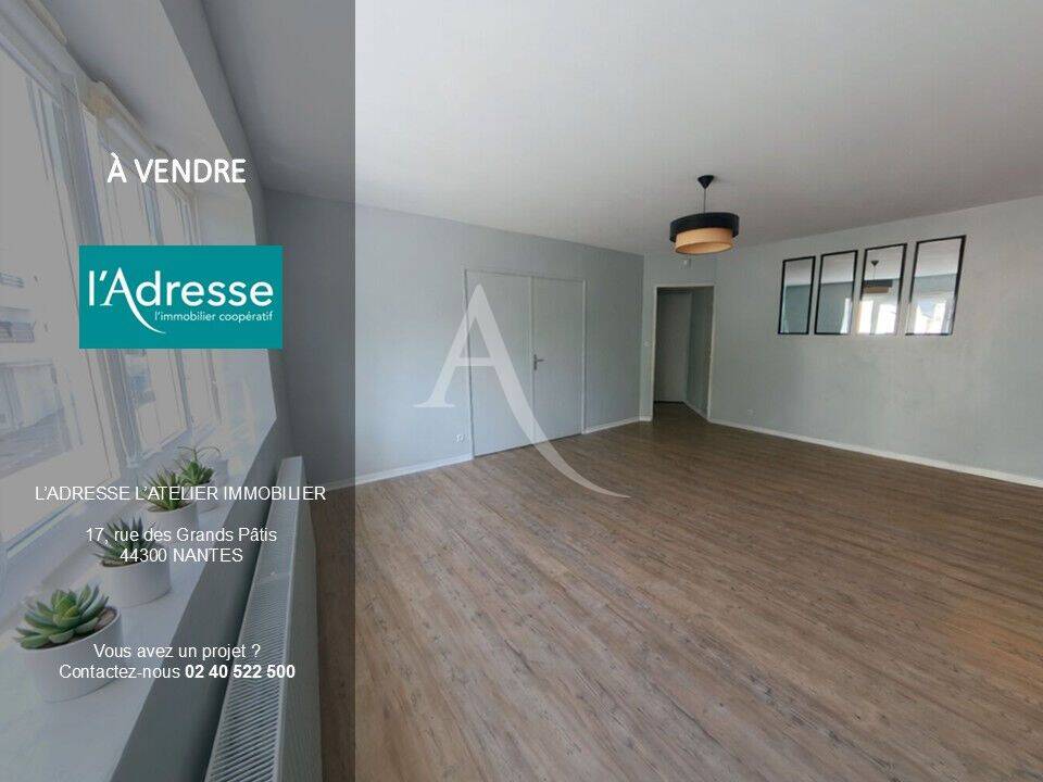 Appartement 3 pièces 66 m² · à Nantes · 66 m² · 187 250 €