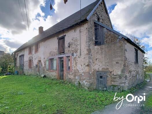 Maison à vendre 36 000 € 3 pièces 2 chambres 40,5 m² 375 m² de terrain Saint-Maurice-près-Pionsat 63330