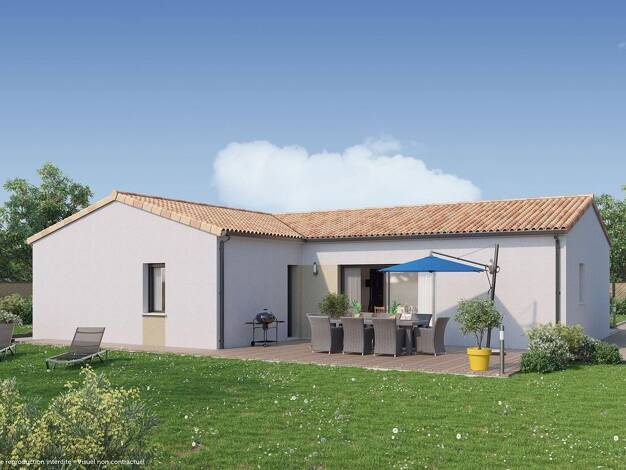 Terrain avec maison neuve à vendre 188 584 € 5 pièces 4 chambres 109 m² 462 m² de terrain Sud-Sud Est Beaupréau-en-Mauges 49600