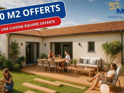 Terrain avec maison neuve à vendre 292 900 € 5 pièces 4 chambres 103 m² 500 m² de terrain Saint-Jean-de-Thurigneux 01390