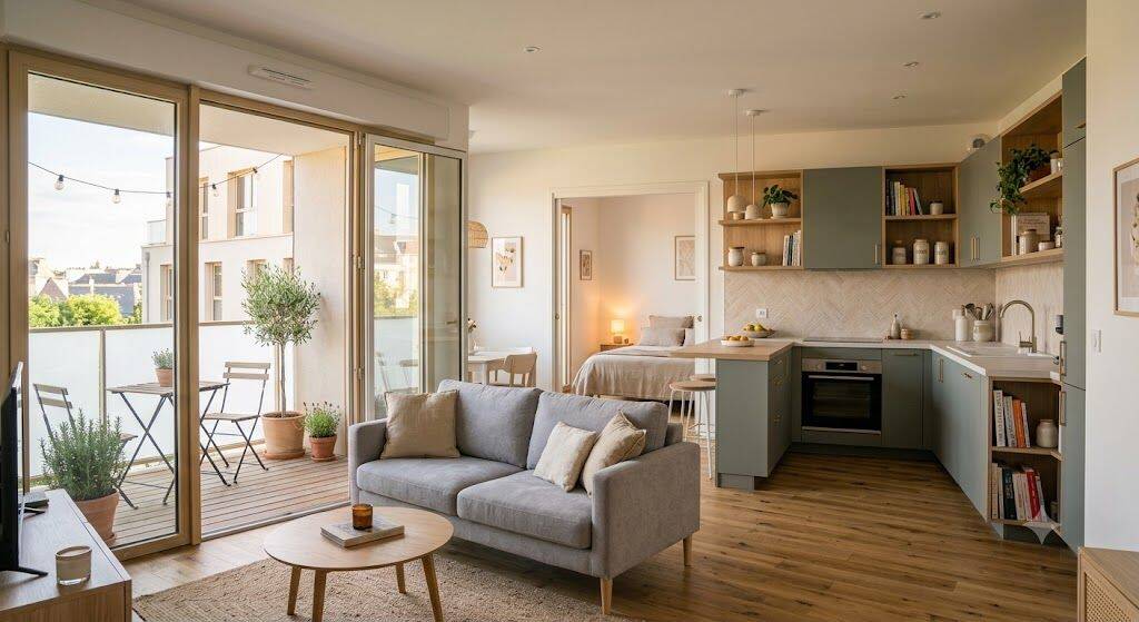 Appartement 2 pièces 46 m² · à Quimper · 46 m² · 139 000 €