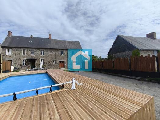 Maison à vendre 250 000 € 5 pièces 3 chambres 125 m² 9 172 m² de terrain Saint-Sauveur-la-Pommeraye 50510