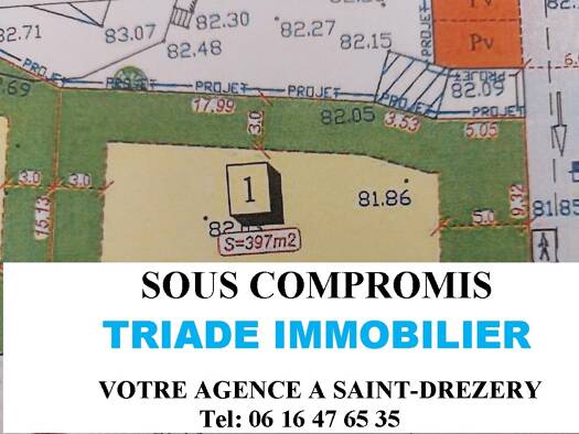 Terrain à vendre 222 000 € 397 m² de terrain Saint-Drézéry 34160