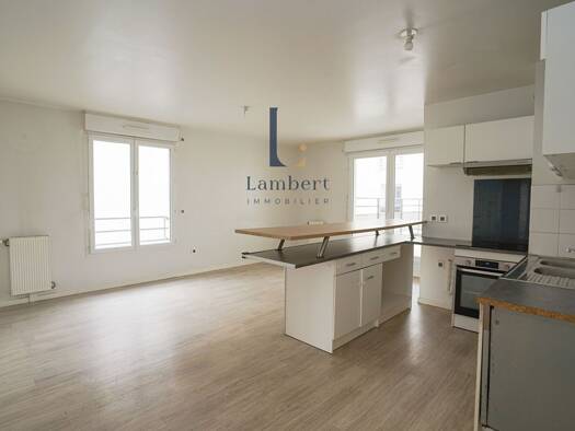 Appartement à louer 1 100 € 3 pièces 2 chambres 63 m² Étage 2/4 Hardricourt 78250