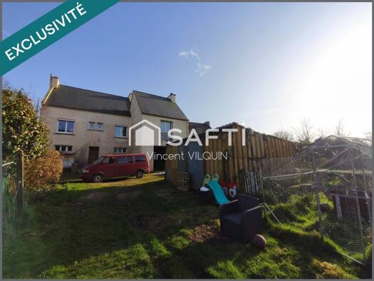 Maison à vendre 174 900 € 6 pièces 4 chambres 127 m² 1 258 m² de terrain Plounéour-Ménez 29410