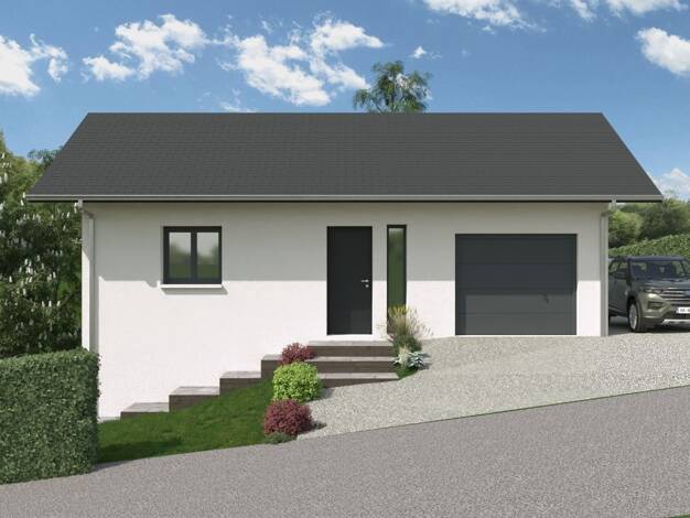 Terrain avec maison neuve à vendre 390 000 € 4 pièces 3 chambres 100 m² 750 m² de terrain Vallières-sur-Fier 74150