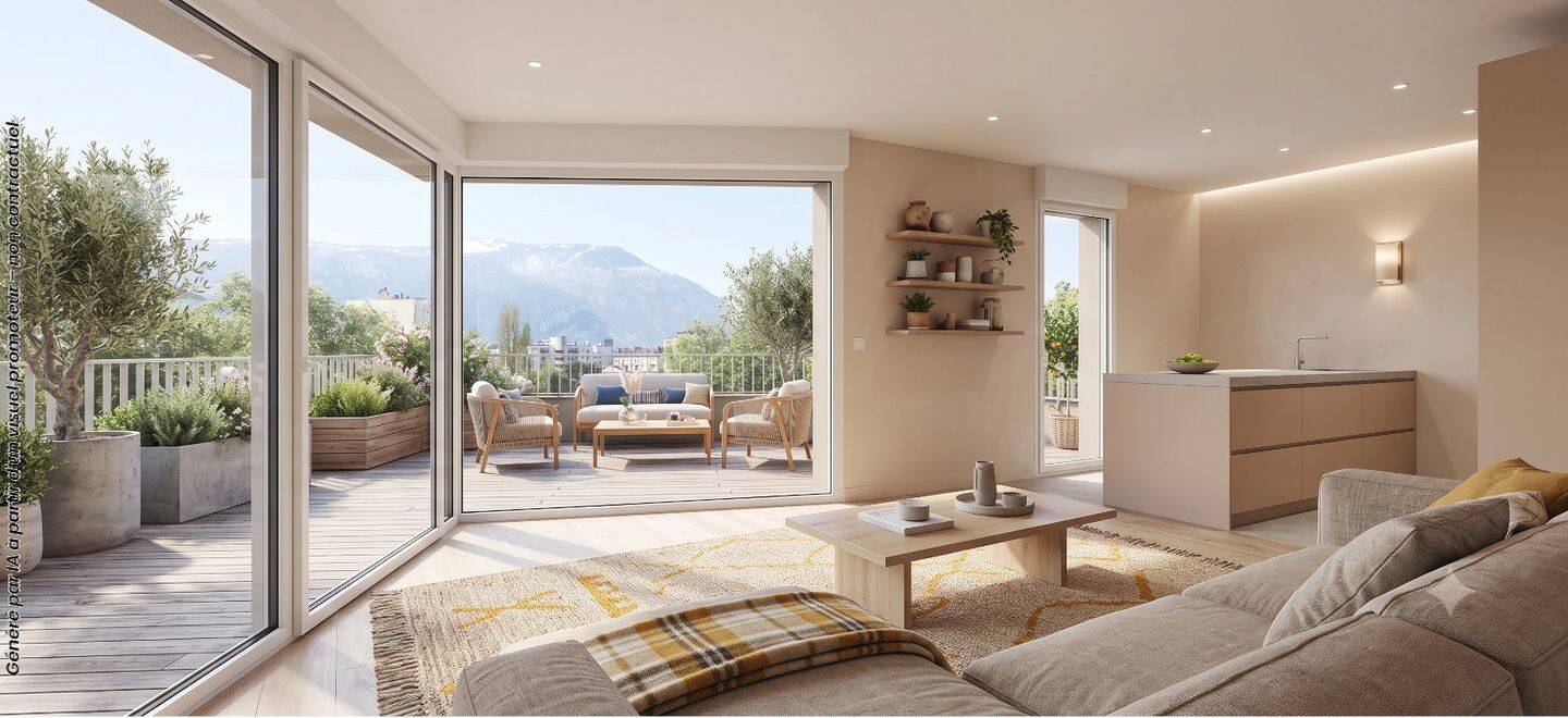 Appartement 3 pièces 65 m² · à Grenoble · 65,3 m² · 260 000 €