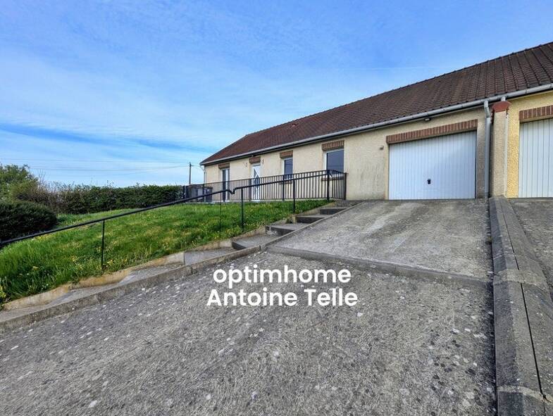 Maison de plain-pied à vendre 136 000 € 5 pièces 3 chambres 77 m² 647 m² de terrain La Groise 59360