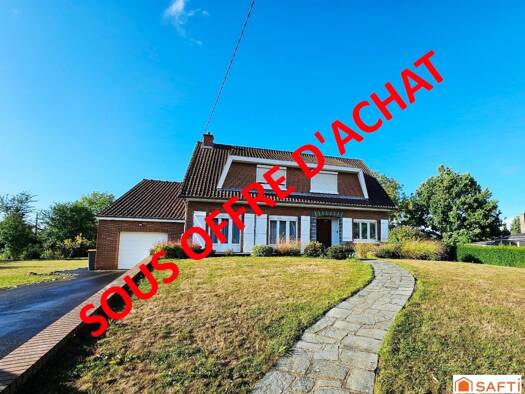 Pavillon à vendre 270 000 € 6 pièces 5 chambres 128 m² 2 097 m² de terrain Saint-Venant 62350