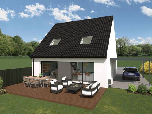 Terrain avec maison neuve à vendre 190 700 € 2 pièces 1 chambre 102 m² 387 m² de terrain Lapugnoy 62122