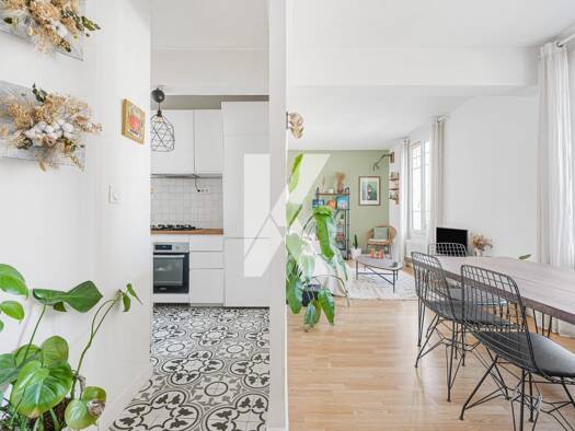 Appartement à vendre 445 000 € 3 pièces 2 chambres 56,2 m² 1er étage Hugo-Payret-Zola Saint-Ouen-sur-Seine 93400