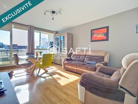 Appartement à vendre 119 900 € 4 pièces 3 chambres 82 m² Étage 1/3 Gambetta Tourcoing 59200